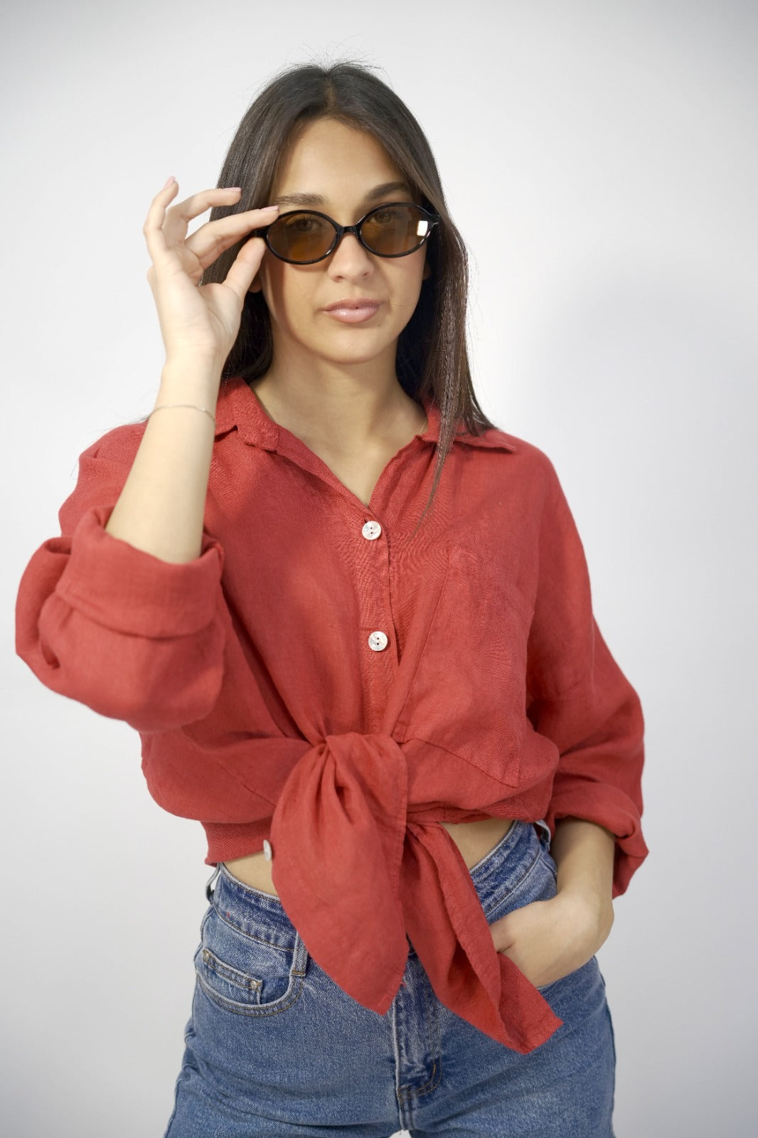 Camicia 100% lino Grace