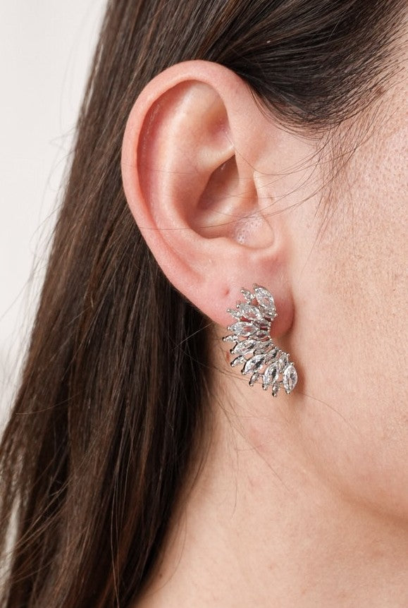 Orecchini strass Narciso