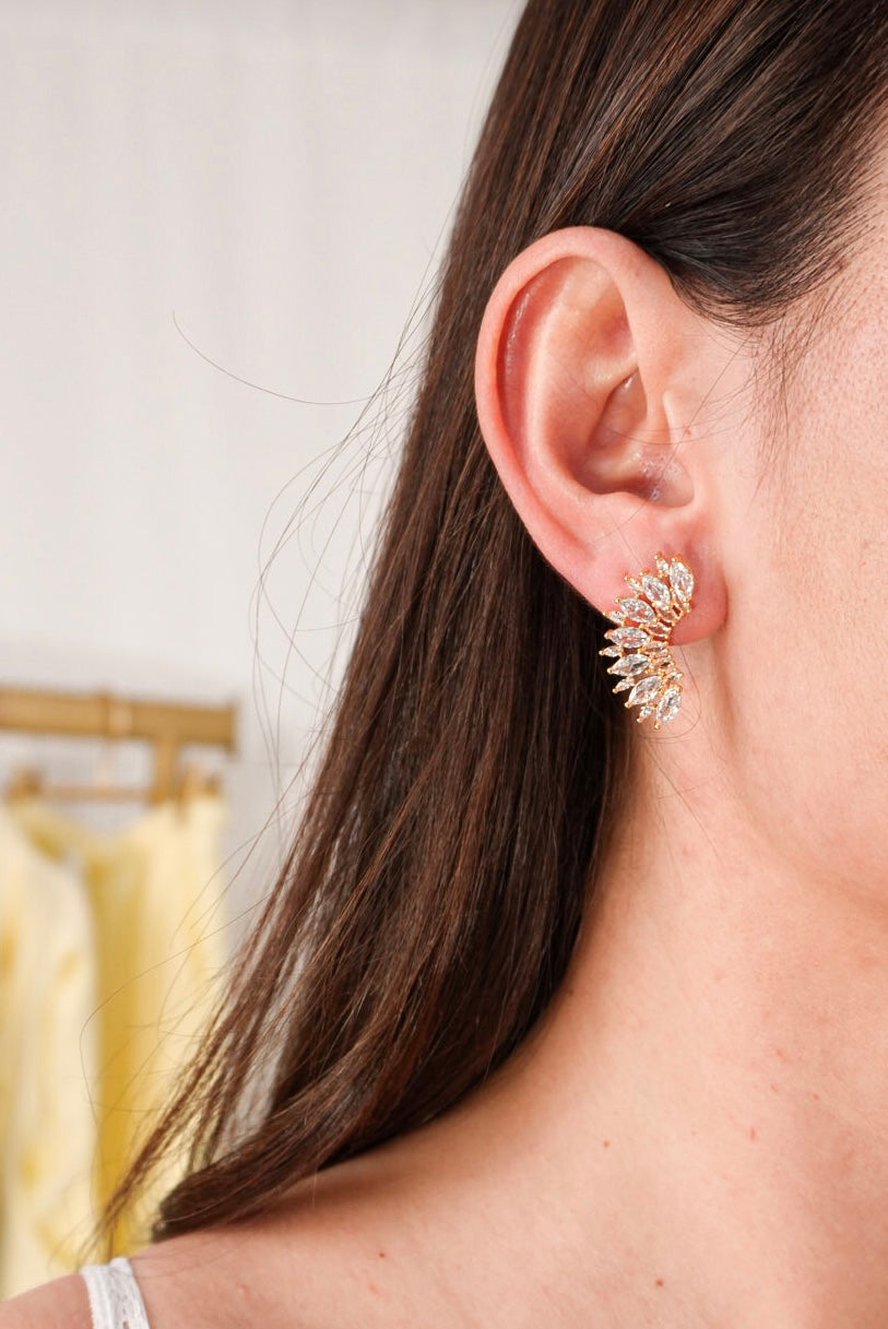 Orecchini strass Narciso