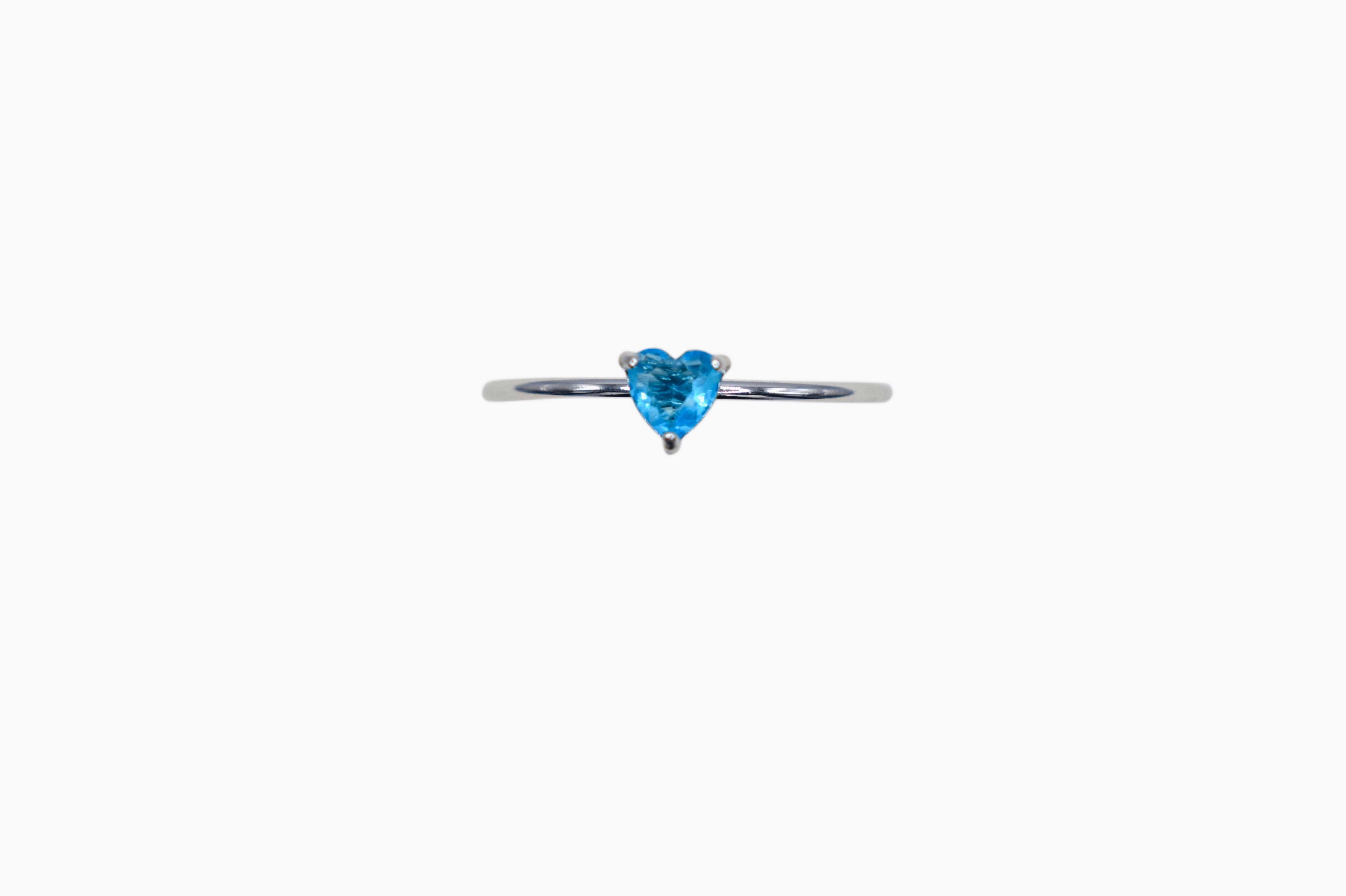 Anello slim cuoricino